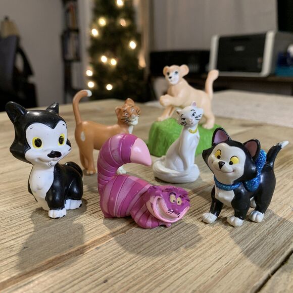 Disney Other - DISNEY® Cats Toy Lot of 6 Figaro Cheshire Cat Duchess Nala Thomas O' Malley